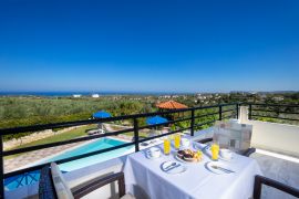 Villa Marie, Agia Triada, balcony sea views 1