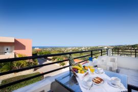 Villa Pantelis, Agia Triada, balcony sea view 1a